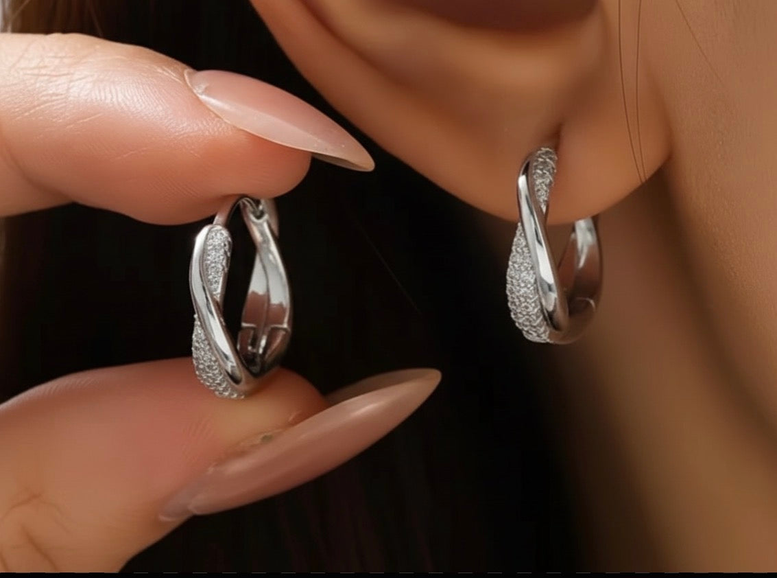 Boucles Elina Argent